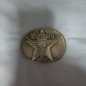 Marlboro Silver Belt Buckle